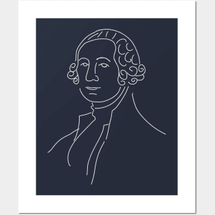 George Washington Line Art V.2 Posters and Art